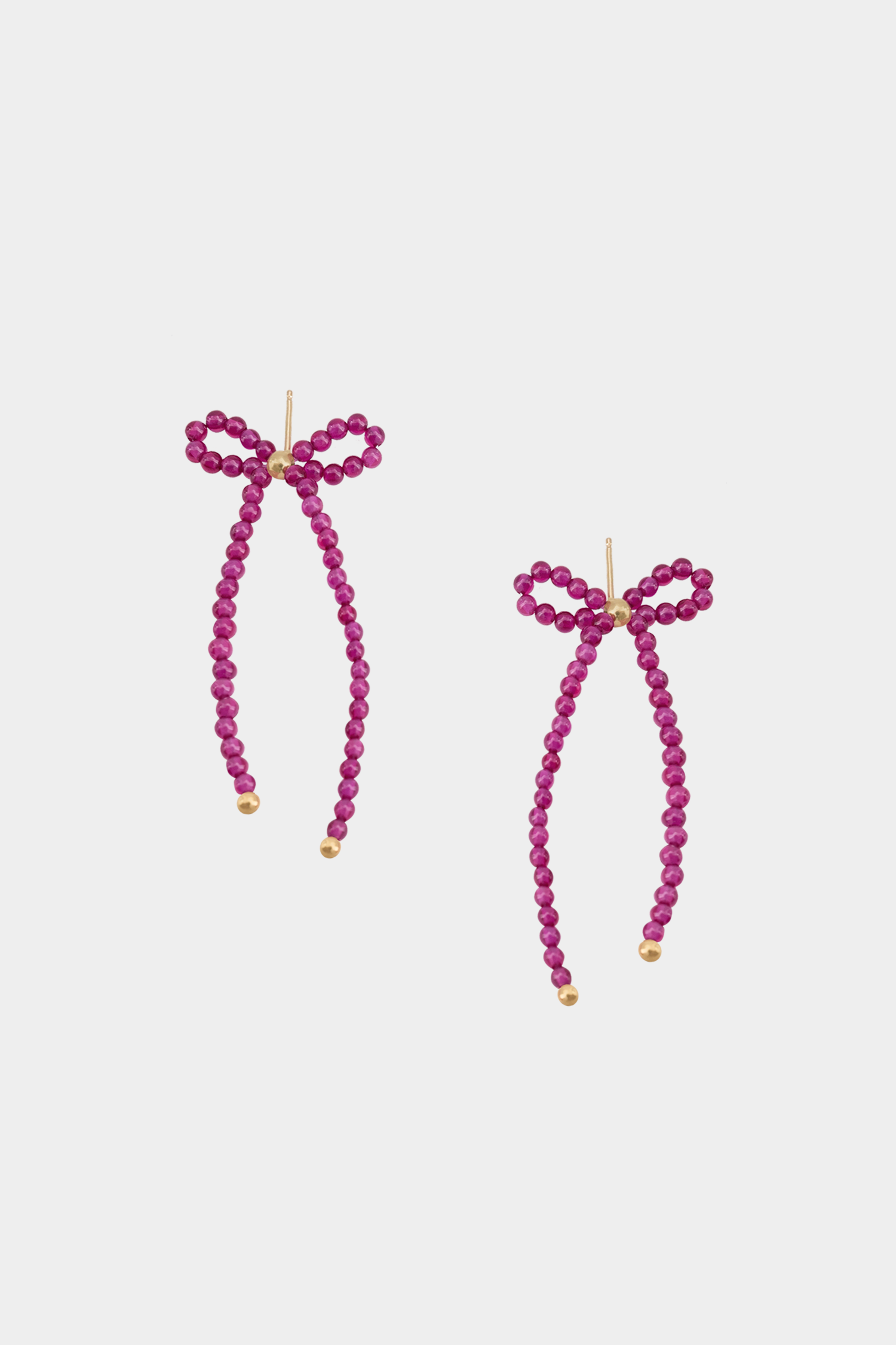 Petite Margot Earrings Ruby
