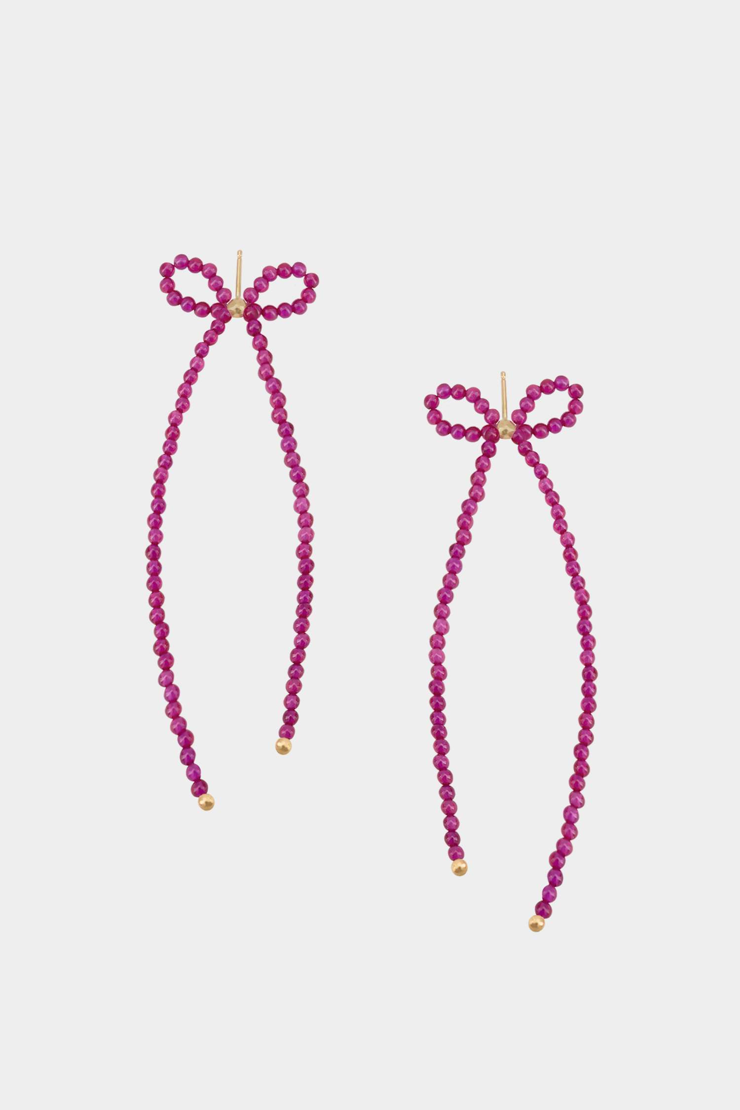 Margot Earrings Ruby