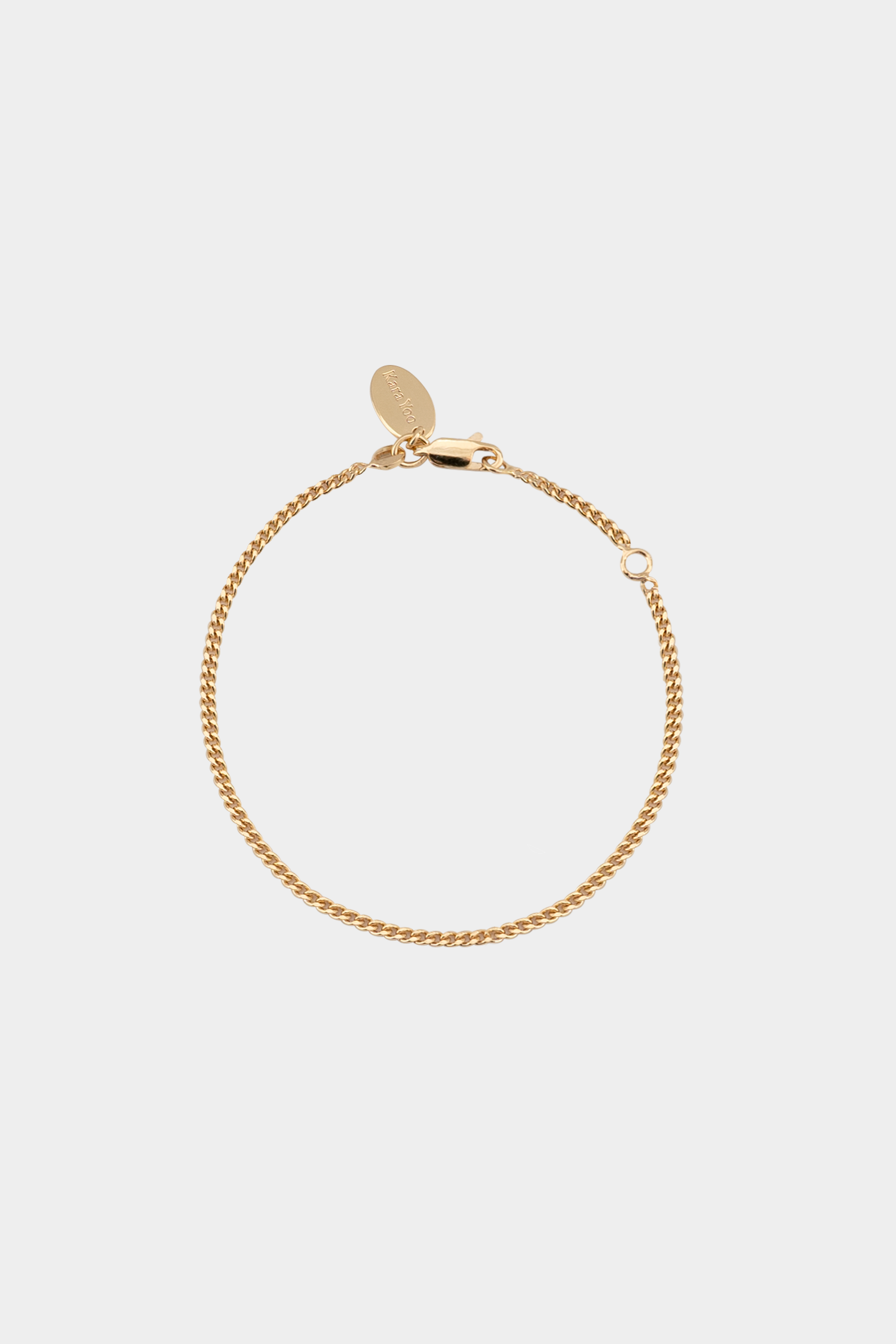 Thin Curb Bracelet