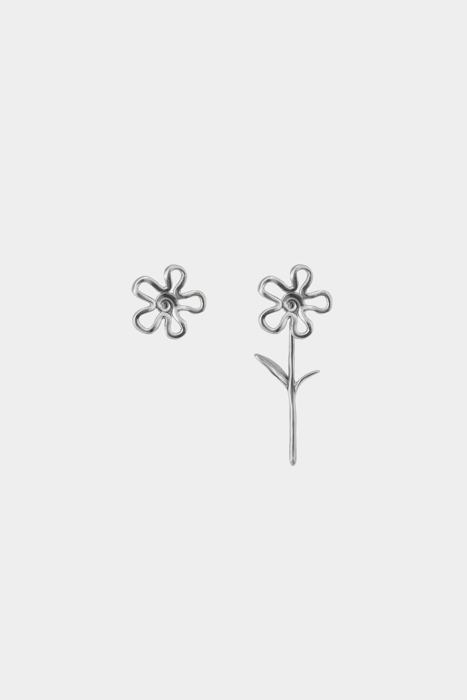 Flora Studs + Stem Earring Jacket