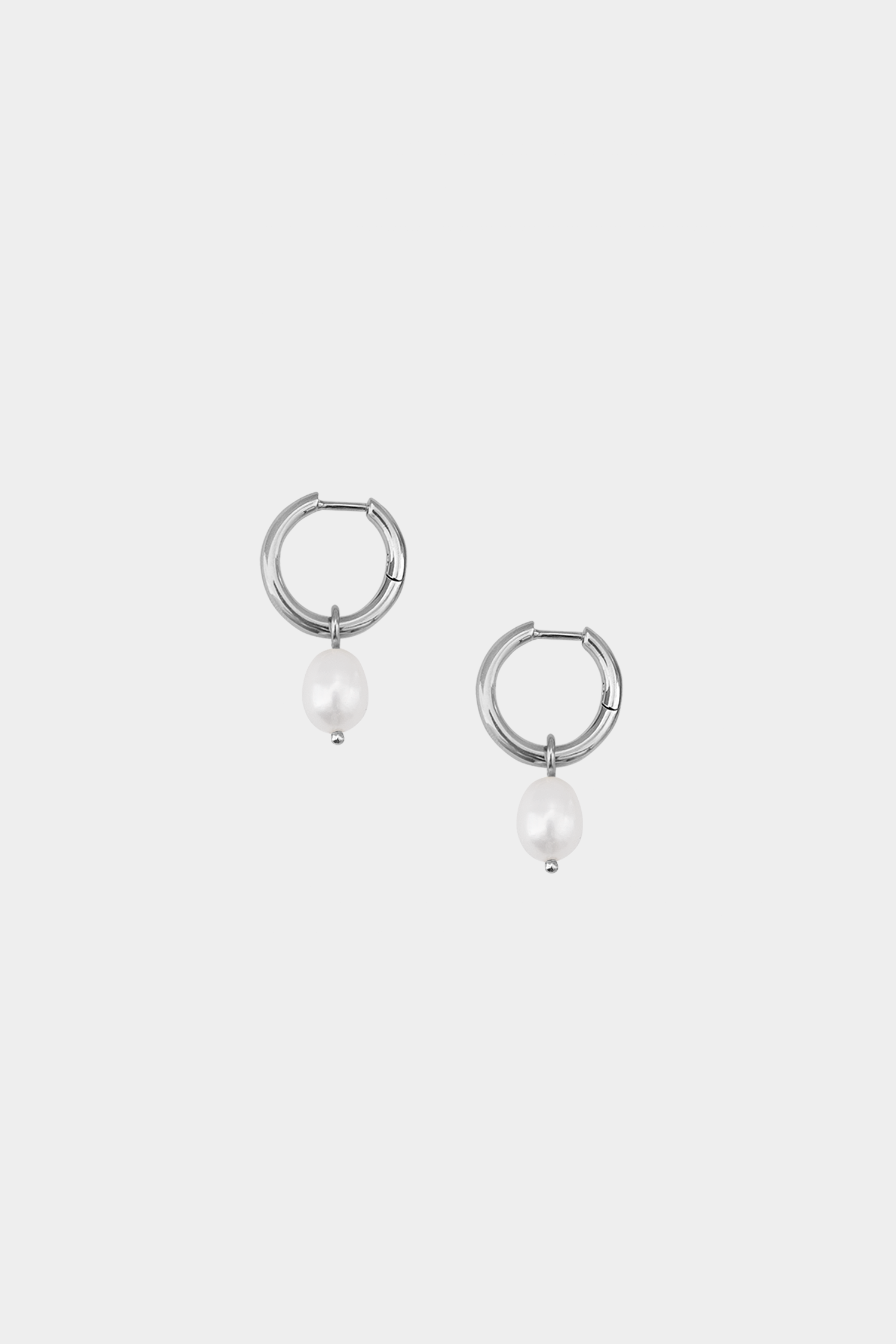 Uma Hoops + Pearl Drop Charm