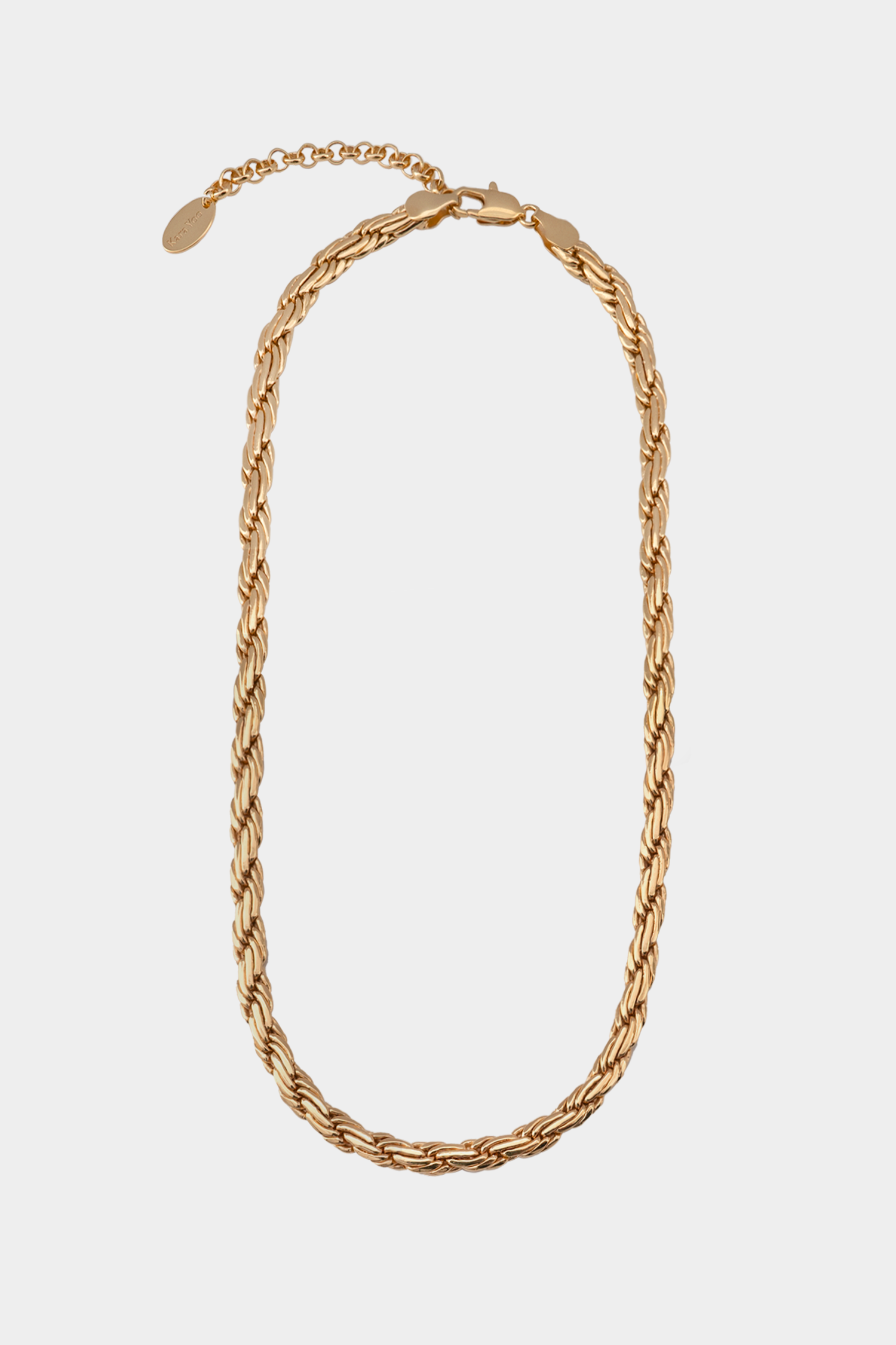 6mm Flat Rope Chain Necklace