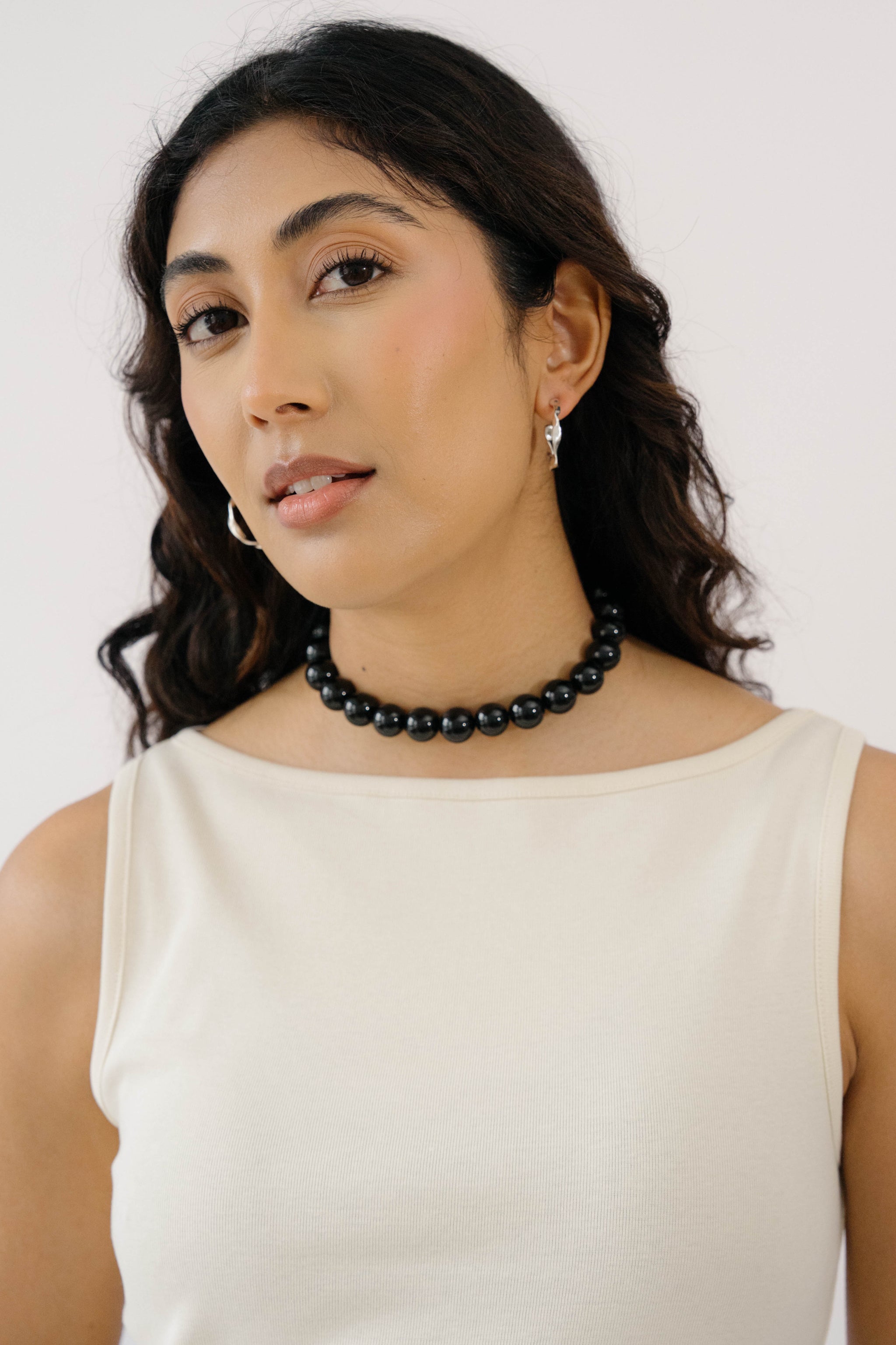Yona Collar - Black Onyx – Kara Yoo