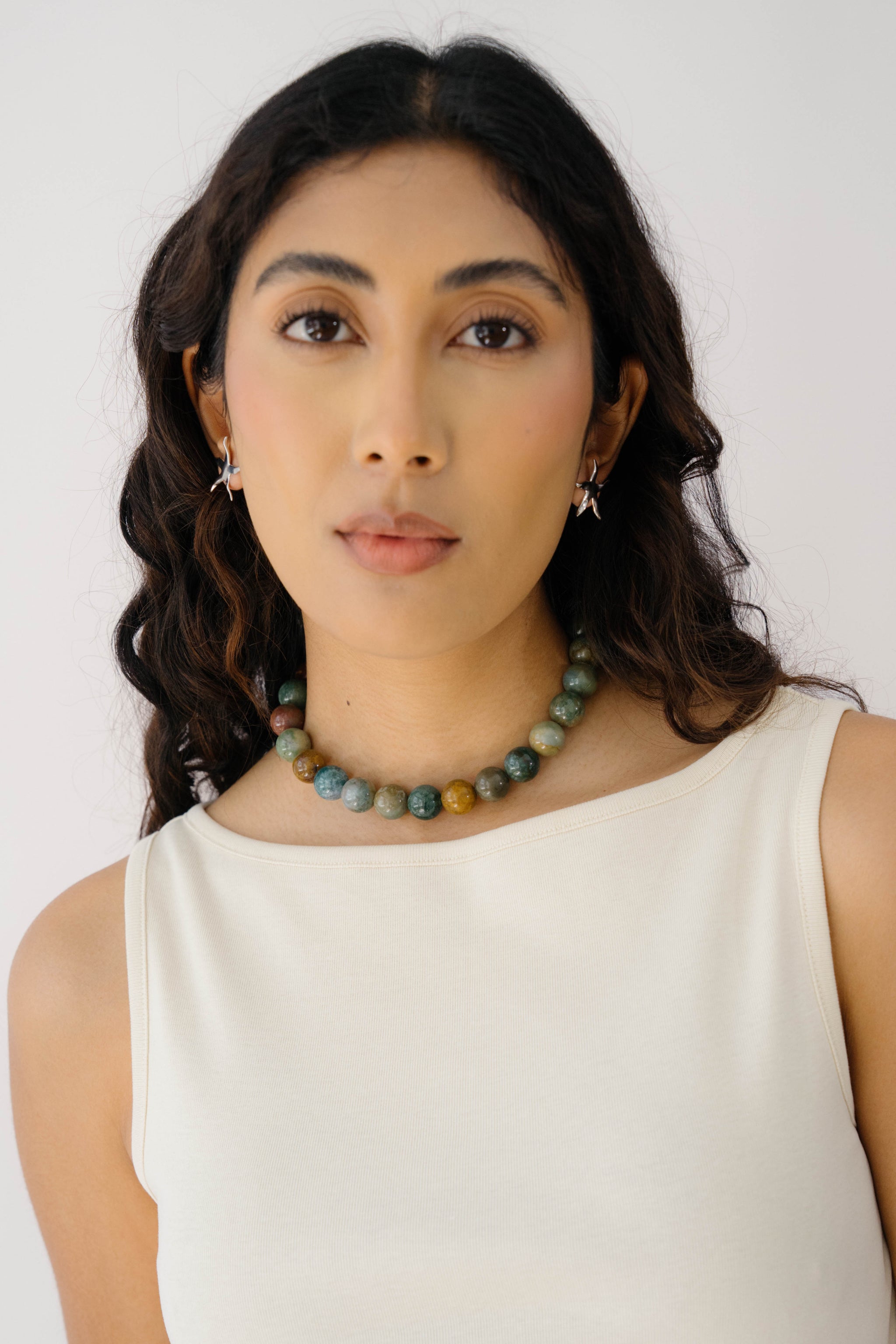 アクセサリー YUPITERUyk3000 Yona Collar, River Jasper – Kara Yoo