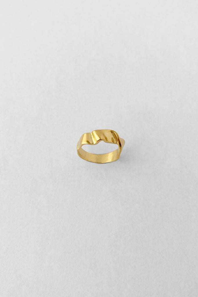 Juliette Band Ring in White Crystal