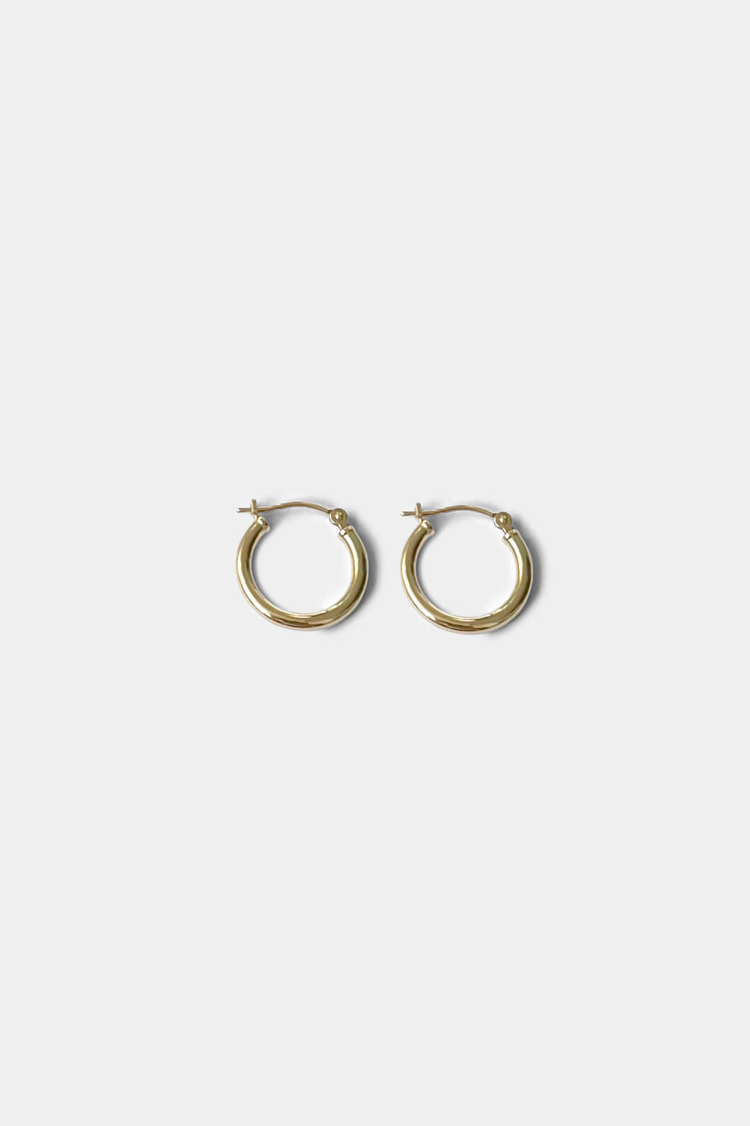 Nina Hoops 15mm Solid 14K